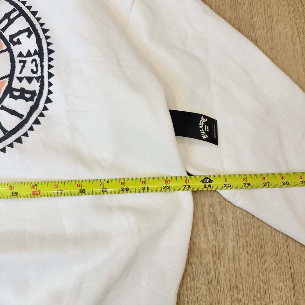 Size M Billabong Sun Groove Crewneck Sweatshirt In Antique White - Picture 6 of 9